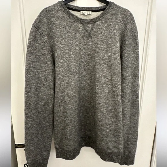 Reiss Charcoal Knit Top xs - Picture 1 of 6